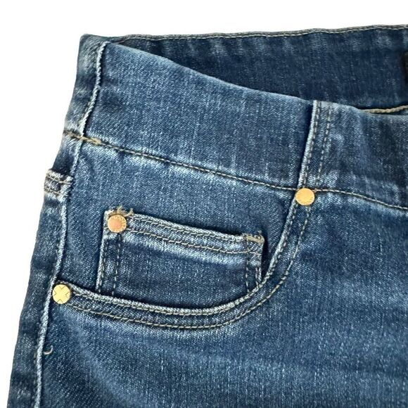 Liverpool High Rise Y2K Ankle Soft Blue Pull On Faux Pockets SZ 8/29 - Picture 4 of 10